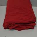 SuperO 2Pack Waterproof Spandex Table Cover for 4FT Table Universal Fitted Stretch Tablecloth for Party, Banquet, Wedding and Events-Red