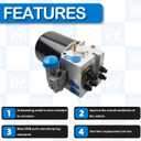 12V 801266 Air Dryer Compatible with Volvo Freightliner Kenworth Peterbilt 5015534 5015533 5010696X (EXP 06/11/27)
