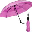 Mr. Pen- Windproof Travel Umbrella, Violet, Automatic Umbrellas for Rain, Compact Umbrella, Umbrellas for Rain Windproof