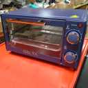 2 Slice Toaster Oven, Small Countertop Oven, Compact Mini Oven Fits 9” Pizza, with Timer & Temperature Control with Baking Tray & Rack for Kitchen, Dorm, Apartment, 750W