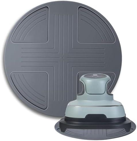 Mity rain Silicone Trivets Mat for Ninja Crispi, Hot Resistant Pot Holders for Air Fryer & Hot Dishes, Portable Silicone Mats for Kitchen Counter, Kitchen Accessories for Countertop (Blue)