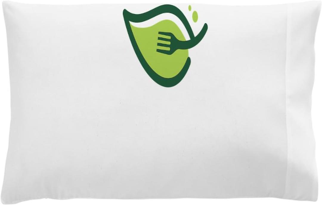 CafePress Vegan Veganism Healthy Food Vegetarian Pillow Case Standard Size Pillowcase, Lumbar Pillow Cover Fleece