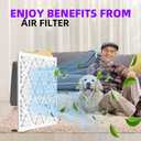 14x30x1 MERV 13 (6-Pack) Pleated Air Filter (Actual Size: 13.75"x29.75"x0.75") MPR 1900 & FPR 10, Furnace Air Filters,14x30x1 air filter