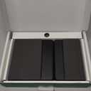 Samsers Foldable Bluetooth Keyboard with Numeric Keypad, Full-Size Wireless Folding Keyboards with PU Leather, Portable Travel for iOS Android Windows Mac OS, Support 3 Device(BT5.1 x 3)-Black