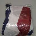 6 Pack USA Pleated Bunting Fan Flags, 1.5x3 Ft USA Patriotic Half Fan Banner American Flag Decoration Bunting for Outside Red White and Blue Decor Memorial Day Independence Day 4th of july Decorations