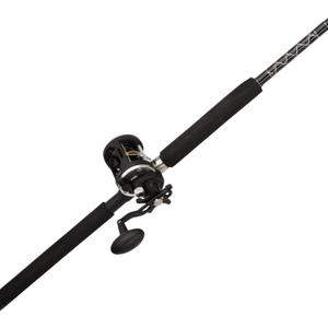 PENN 6’6” Rival Level Wind Fishing Rod and Reel Conventional Combo, 6’6”, 1 Tubular Fiberglass Fishing Rod with 2 Reel, Durable, Break Resistant and Lightweight