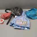 Old Lady Costume for Kids Girls, 100 Days of School Costume for Girls 100th Day of School, Granny Grandma Dress Up Nightgown, Wig, Cane, Glasses, handbag, Play Money Accessories Outfit for Kids