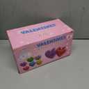 Valentines Day Gifts for Kids with Heart Stress Balls, 24 Packs Valentines Day Cards for Kids School Stress Relief Squeeze Toys for Boys Girls Valentine Classroom Exchange Party Favors