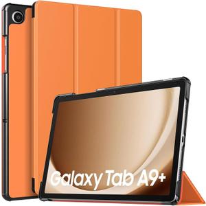TiMOVO Case for Samsung Galaxy Tab A9+/A9 Plus 11 Inch 2023, Slim Lightweight Stand Hard Back Shell Protective Cover for Galaxy Tab A9+ Tablet SM-X210/X216/X218, Auto Wake/Sleep, Apricot
