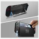 AKNES Switch 2 Accessories Bundle Kit, Carrying Case for Nintendo Switch 2 (2025), Clear Slim Dockable Protective Case, Silicone and PC JoyCon Case Cover, Glass Screen Protectors, Thumb Grip Caps