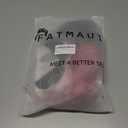 Fatmuai Short Curly Mens Red Beanie Halloween Costume Reallistic Cosplay and Performance Hair Wig with Black Mustache