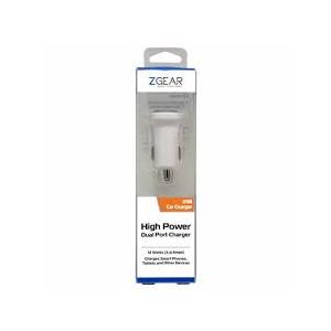 ZGear High Power Dual Port 12 Watts USB 
