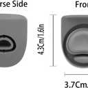 2 Pcs Leak-Proof Replacement Stopper Compatible with Owala FreeSip, Rubber Seal Replacement for Owala 19oz 24oz 32oz 40oz Bottle Mouth Cap(Grey)