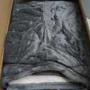 Heated Blanket Electric Blanket Queen Size 84"x90" Fast Heating Electric Blanket with Dual Control 10 Heat Levels & 10 Hours Auto-Off Overheat Protection Cozy Soft Flannel Heated Throw Blanket (Gray)