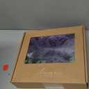 Ling's moment Artificial Flowers Fake Roses Faux Peony Foam Gardenia Combo for DIY Wedding Bouquets Centerpieces Arrangements Bridal Shower Party Home Decorations, Purple, 23pcs