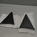 APPERFiT Front Door Upper Trim Panel Triangle Cover Compatible with 2007-2013 Chevrolet Chevy Avalanche Silverado Suburban Tahoe, GMC Sierra Yukon Replaces 25857289 25857294 (Size 7.75'', Black)