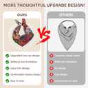 AWAYTR 3PC Boho Lace Scarf Hair Bandanas - Chiffon Hair scarf for Women and Girls Bohemian Prints headbands