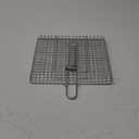 Stainless Steel Grill Baskets for Outdoor Grill, Large BBQ Fish Grill Basket with Stainless Steel Foldable Handle for Chicken Meat Vegetables Steak, Outdoor BBQ Grill Accessories Basket for Seafood