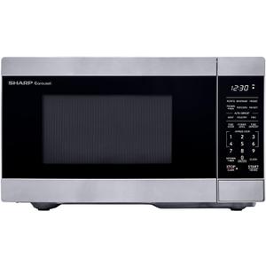 SHARP Countertop Microwave Oven with Removable 10.6" Carousel Turntable, 900 Watt, 0.9 Cubic Feet, Stainless Steel