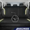 Skechers Memory Foam Car Seat Covers, Air Cool Mesh Thick Seat Covers, Car Seat Full Sets Airbag Compatible, Automotive Comfort Protection for Most Cars,Vans,Trucks, SUVs,Beige