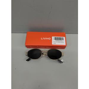 livho 2025 Trendy Oval Sunglasses - Stylish Polarized Shades for Everyday - Retro Metal Frames