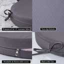 Round Outdoor Chair Cushions 15 Inch, Waterproof Patio Chair Cushions