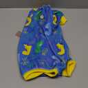 KYEESE Dog Pajamas Comfy Clothes Stretchy Pet Onesie Outfit Velvet Coat with Dinosaur Soft Dog Pjs Doggie Jammies for Small Dogs Boy Girl, X-Large