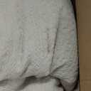 Cobnom Hotel Luxury Feather Down Comforter Oversized Queen, Medium Warm All Season Duvet Insert, Silky Soft Egyptian Cotton Blend Cover, Ethically Sourced Feather Down Filled, 98x98 Inch, White