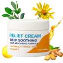 Carpal Tunnel Relief Cream 3.5 oz/100ml, Herbal Nerve Relief Cream for Hands & Wrists, Non-Greasy Formula with Arnica, Emu Oil and Turmeric Oil, Fast-Absorbing for Daily Comfort