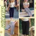 3 Pack Girls' Capri Pants 5-14 Years | Drawstring Capris, Cropped Pants, Kids Sweatpants, Workout, Summer, Loose, Back to School, with Pockets