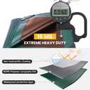 Winpull Tarp 20x25FT, 16 Mil Heavy Duty Waterproof Tarp, Large Multipurpose Cover with Brass Grommets and Reinforced Edges, UV Resistant Thick Poly Tarps for Pool Car Tent Green