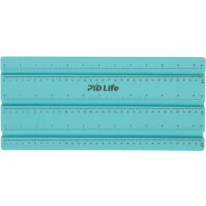 PYD Life Sublimation Pens Straws Wrapping Measuring Tools Sublimation Accessories Mint Green Foam Holding with Inch/CM Scale for 0.3" 0.4" 0.5" Three Diameters