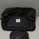 LOVEVOOK Travel Duffle Bag,Weekender Bags for Women with Shoe CompartmentCarry on Overnight Bag with Toiletry Bag,Gym Duffel Bag with Wet Pocket, Hospital Bags for Labor and Delivery (Large-2 Pcs, Black)