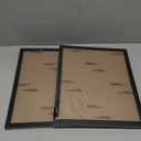 keibiubu Black Picture Frame Set of 2, 11x14 Picture Frame for Photo Poster Canvas Certificate Document Display Horizontally or Vertically High Transparent Wall Gallery(Size 11 x 14 inches)