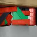 Konohan 300 Pcs Plastic Flat Shims Structural Tile Plastic Shims for Leveling, 3/64, 5/64, 1/8, 5/32, 3/16, 1/4, Green, Black, White, Grey, Blue, Red