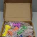 Otoolling 6 Pack Cute Wall Coat Hooks Colorful Wood Adhesive Coat Hanger Nordic Decorative Hooks for Classroom Bedroom Nursery Key Hat Hanging Rack (Rainbow,Pushpin)