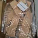 GLIDESMOOTH Pregnancy Belly Band, Shoulder Strap Belly Support Brace, Pregnancy Support Belt, Abdominal Binder, for Abdomen, Flesh Color, Medium, 1 Set