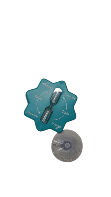 PF WaterWorks PF0551 Time-N Five (5) Minute Hour Glass Timer, Suction Cup, Excellent for Children Bathroom, Saves Water Every Shower