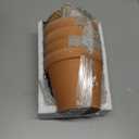 Orceler Terracotta Pots with Saucer - 4 Pack Small Clay Plant Pots with Drainage Holes, Flower Pots with Tray, Terra Cotta Pots for Indoor Outdoor Plants, Crafts, Wedding Favor