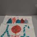 All Smiles 12X20 Set of 2 Outdoor Christmas Throw Pillow Covers Decorations Ornaments Holiday Indoor Vintage Navidad Decor for Home Couch Bed Sofa,Teal Reindeer Marry Tree Joy