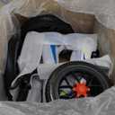 All Terrain Steerable Knee Scooter Crutch AlternativeDeluxe Medical Scooter Double Handbrake,for Adults Injured Ankle & Foot Recovery Scooter in Blue