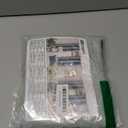 BGment Sage Green Linen Kitchen Curtains 36 Inch Length - Small Drapes Light Filtering for Cafe Bathroom Decorative Lightweight Natural Rustic Rod Pocket, 2 Panels Set, 30 X 36 Inch