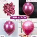 4 x Bezente Metallic Hot Pink Latex Party Balloons - 100 Pack 12 inch Round Helium Metallic Pink Magenta Fushsia Balloons for Bachelorette Gender Reveal Birthday Wedding Anniversary Party Decorations