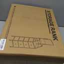 Dresser with Mirror, 4 Drawers Dresser with 2-Tier Shelves, Freestanding Fabric Chest of Drawers for Small Space, Tall Narrow Nightstand Vanity for Bedroom, Hallway, Dorm, Black, 15.3" W