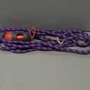 Heavy Duty Dog Leash for Large, Medium, Small Dogs -  Reflective Threads for Night Walking, Playing, Camping, or Yard (Purple), 10FT* 3/8 inch