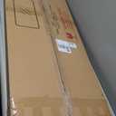 57x20 Door Hanging Full Length Mirror, Floor Stand (Height 5.7ft just Body in1.3ft) Wall Mounted Metal Frame Rectangle Dressing Mirrors for Bedroom Living Room 57 inch Black