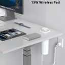 Motorized Pop Up Outlet,2 PD 45W USB C Charging Station, 3.15 in Hole Desktop Power Grommet Electrical Power Outlets Insert in 4AC 4 USB Ports 15W Wireless Charger for Kitchen Countertop