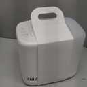 Obgnsai Evaporative Humidifier for Bedroom (No Mist) – Dishwasher Safe, No White Dust, Smart Remote with Sensor, Red Sleep Light, White Noise, Nursery Humidifier with 2.5L Tank, 2 Filters & Aroma Kit