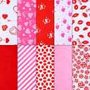 SANNIX 100 Sheets Valentine's Day Tissue Paper Bulk Gift Wrapping Paper for Gift Wrapping Boxes DIY Crafts Birthday Holiday Wedding Party Decoration 19.7 ×13.8 Inch (10 Patterns)