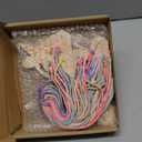 Wooden Lacing Toys for Kids DIY Toy Plane Activities Car Travel Toy Montessori Educational Learning Threading Toys for Fine Motor Skills (Rainbow Unicorn)